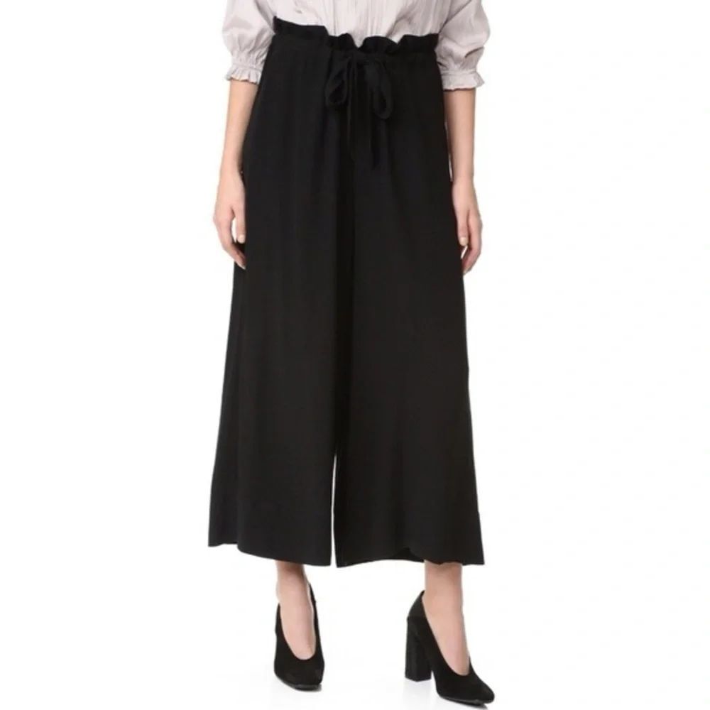 ULLA JOHNSON Raye Wide Leg Cropped Pants 10